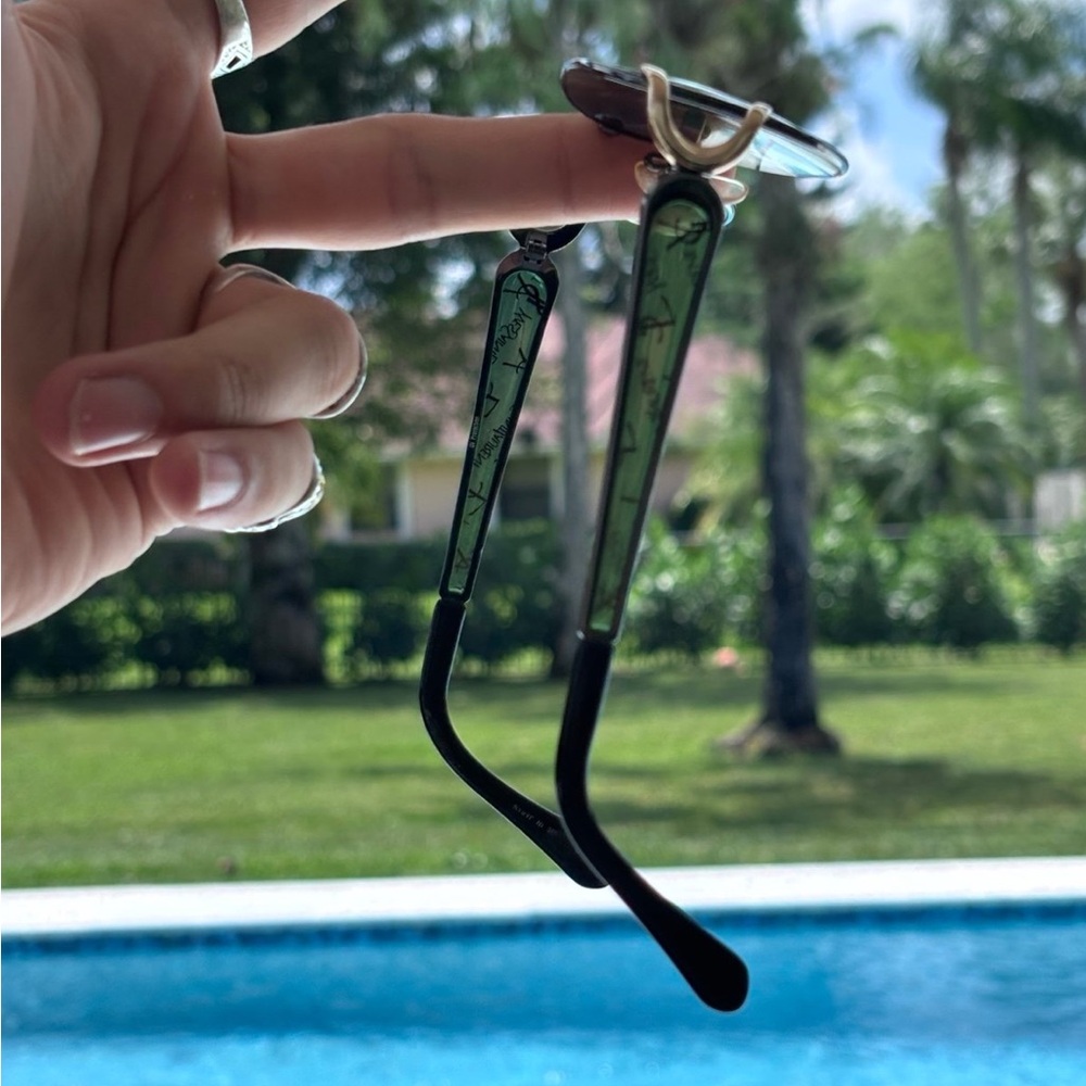 Yves Saint Laurent Green sunglasses